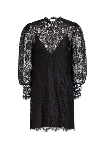 Floral-lace mini dress by CHLOE