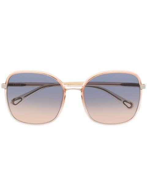 Franky square frame sunglasses by CHLOE