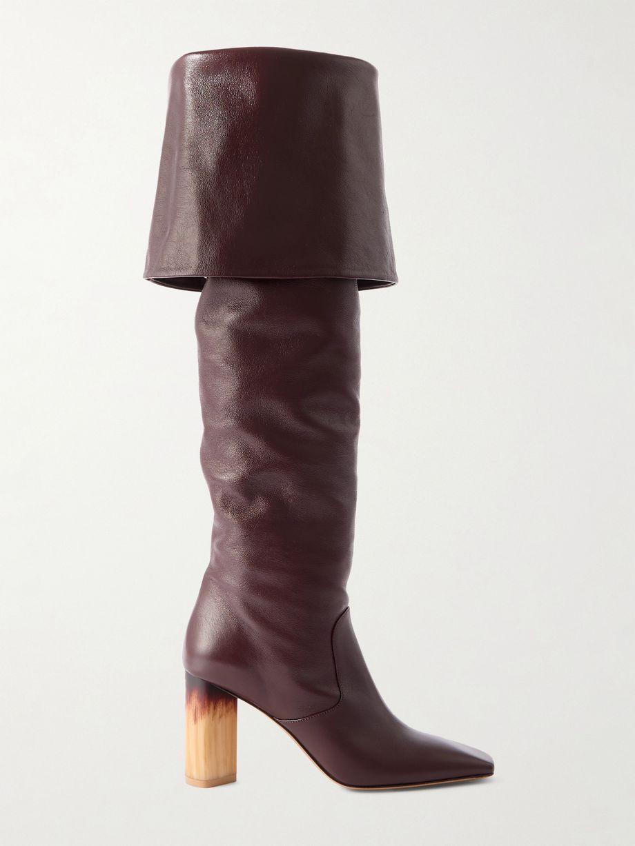 Georgia leather knee boots by CHLOE
