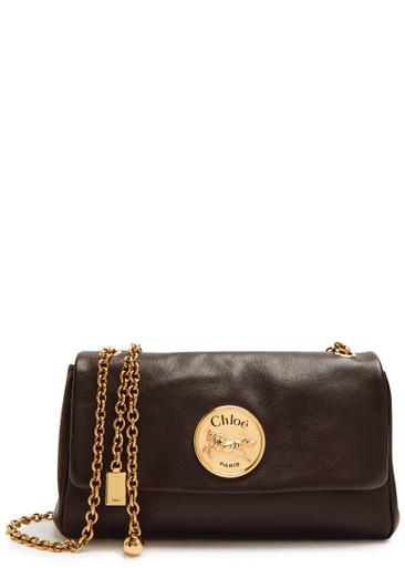 Heritage leather shoulder bag by CHLOE