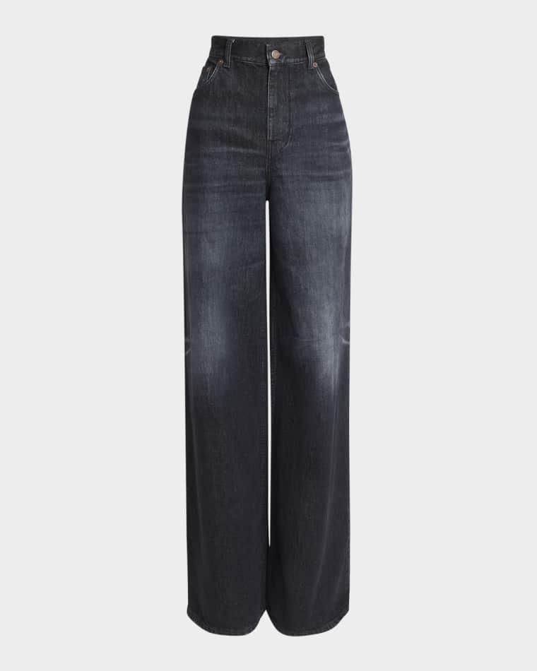High-Rise Wide-Leg Palazzo Jeans by CHLOE