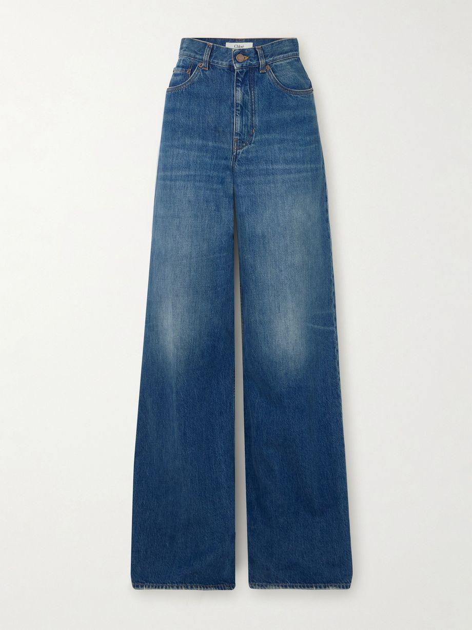 High-rise wide-leg jeans by CHLOE