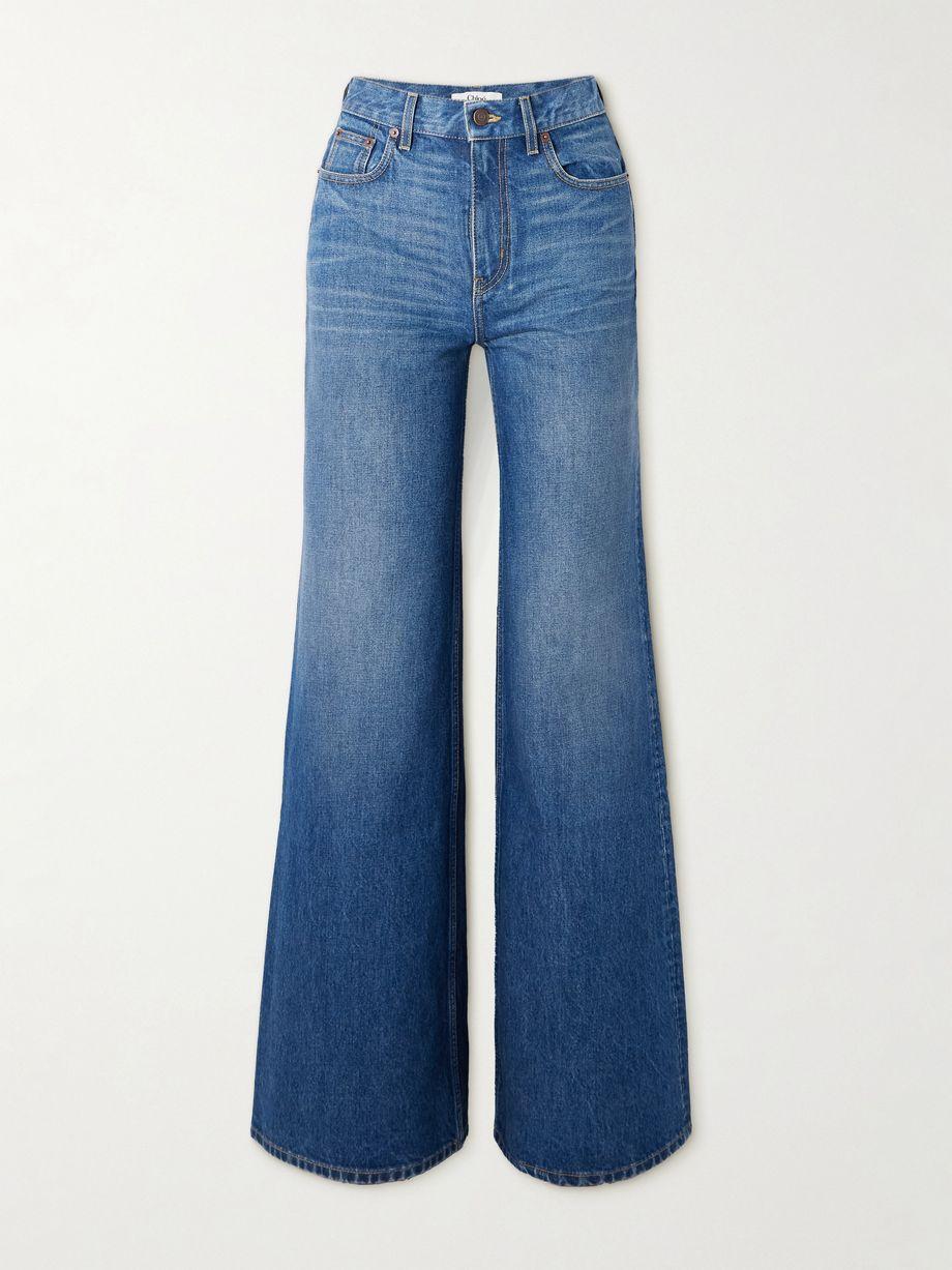 High-rise wide-leg jeans by CHLOE