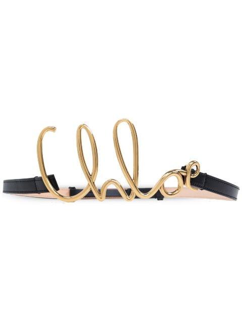 Iconic Small buckle belt by CHLOE