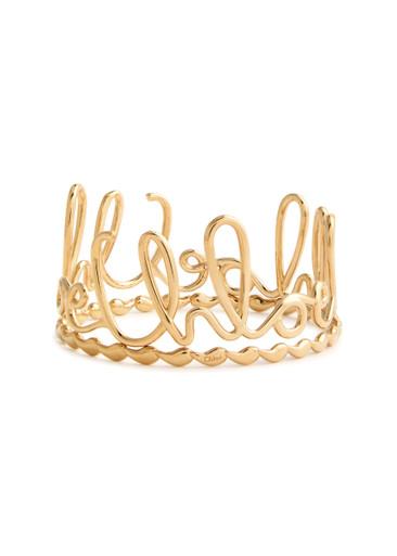 Iconic logo bangle - set of two by CHLOE