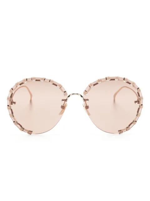 Idora round-frame sunglasses by CHLOE