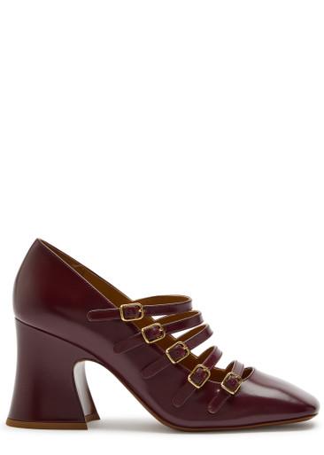 Janis 80 multi-strap leather pumps by CHLOE