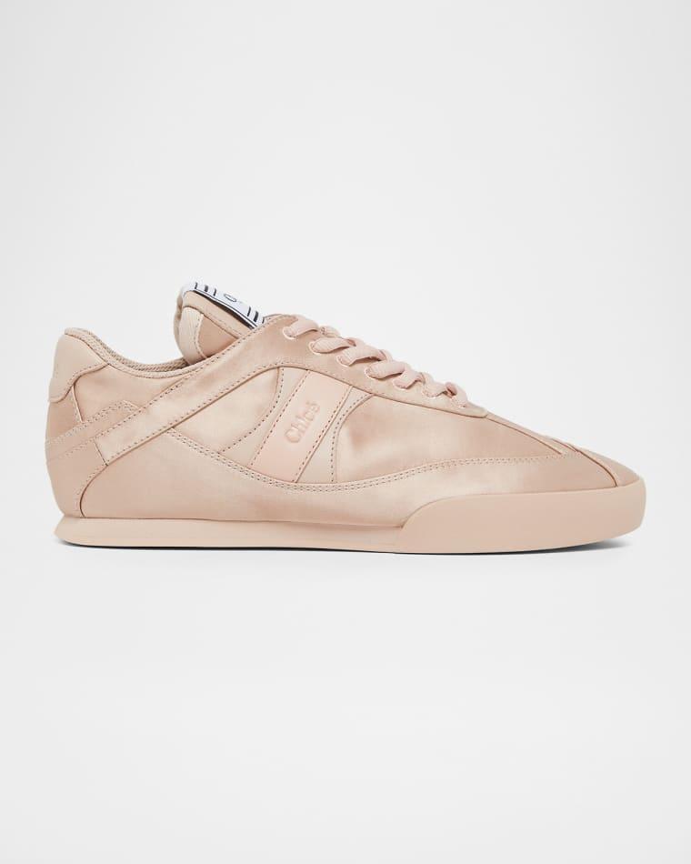 Kick Low-Top Satin Sneakers by CHLOE