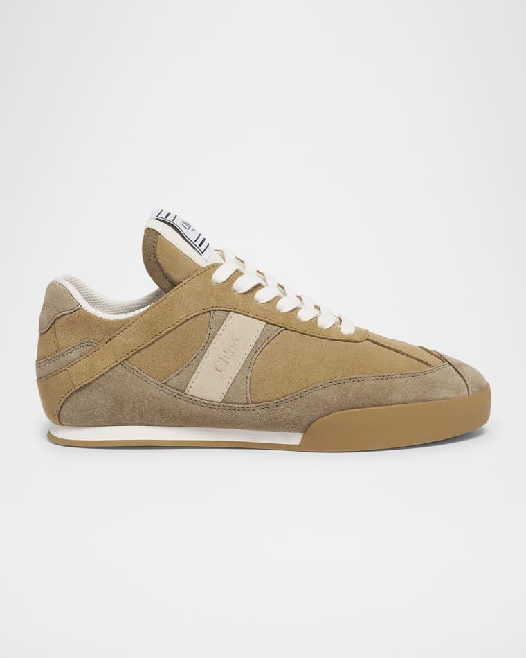 Kick Suede Retro Low-Top Sneakers by CHLOE