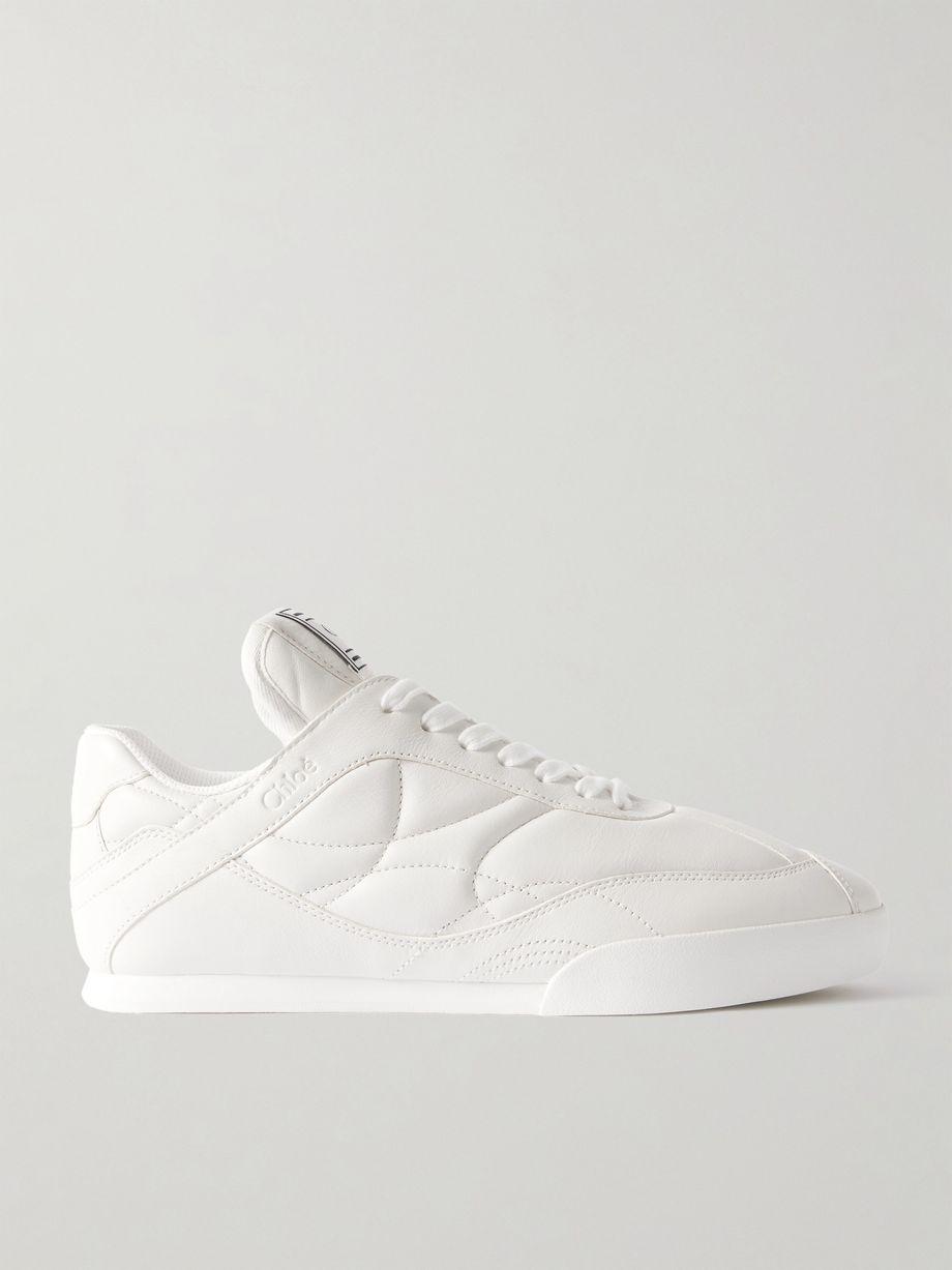 Kick quilted-leather sneakers by CHLOE