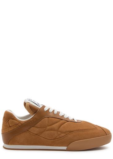 Kick quilted suede sneakers by CHLOE