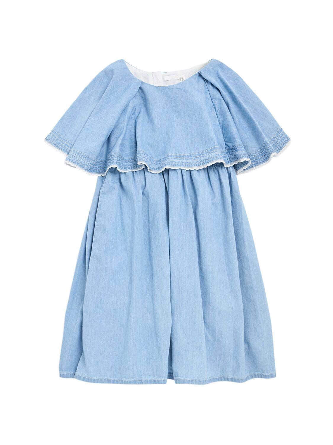 Light Cotton Denim Dress by CHLOE