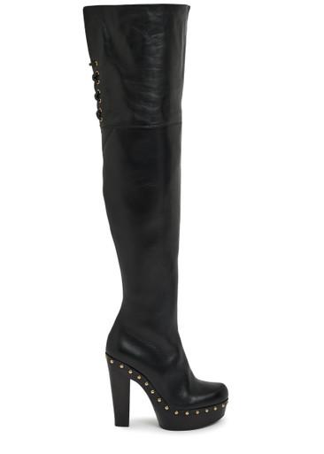 Lola 120 leather over-the-knee boots by CHLOE