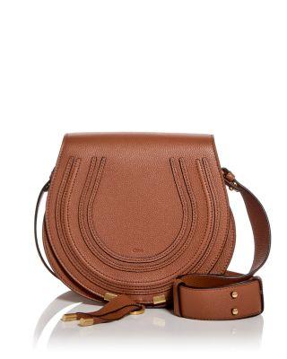 Marcie Leather Saddle Bag by CHLOE