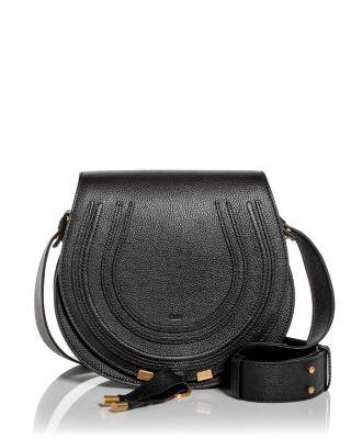 Marcie Leather Saddle Bag by CHLOE