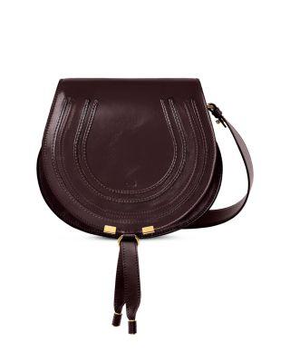 Marcie Leather Saddle Bag by CHLOE