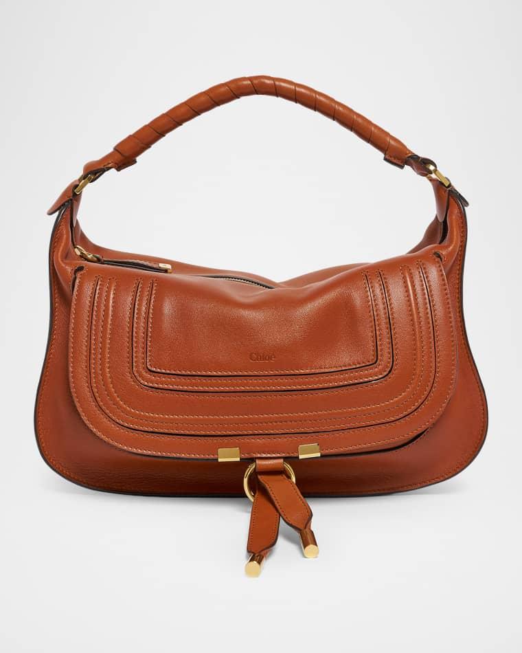 Marcie Medium Saddle Shoulder Bag in Leather by CHLOE