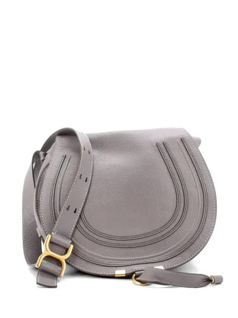 Marcie Saddle Bag Leather Medium crossbody bag by CHLOE 