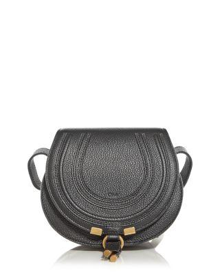 Marcie Small Leather Saddle Bag by CHLOE