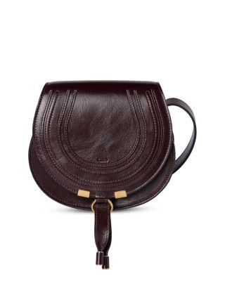 Marcie Small Leather Saddle Bag by CHLOE