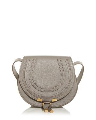 Marcie Small Leather Saddle Bag by CHLOE