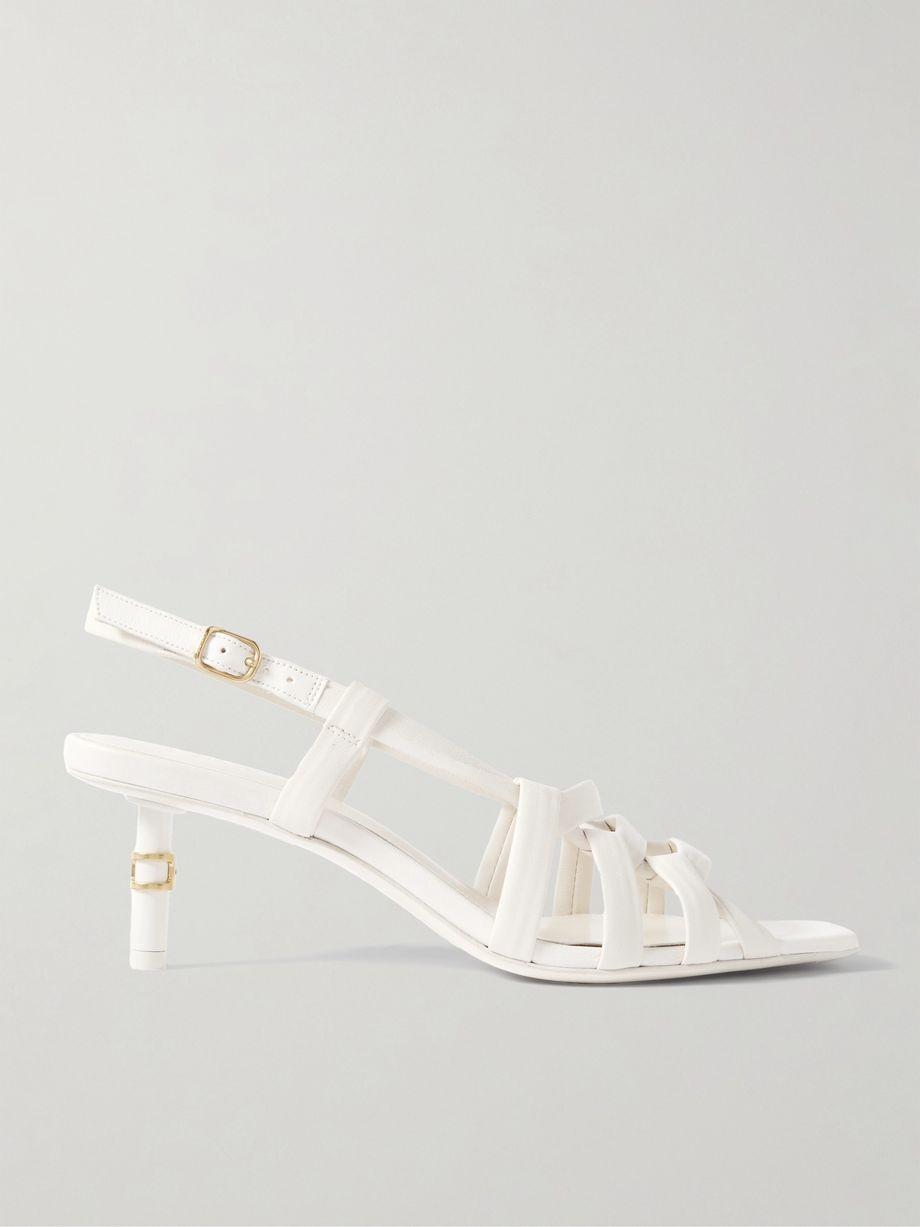Marcie cutout leather slingback sandals by CHLOE Marcie cutout leather slingback sandals by CHLOE