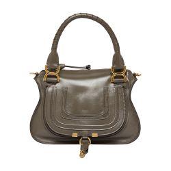 Marcie hand-held/shoulder small glossy leather bag by CHLOE