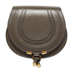 Marcie small glossy leather shoulder bag by CHLOE