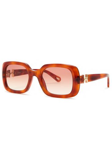 Marcie square-frame sunglasses by CHLOE