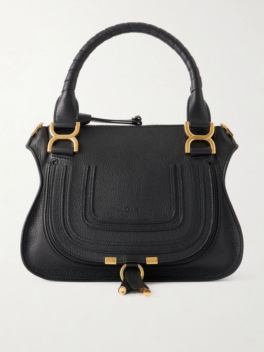 Marcie textured-leather tote bag by CHLOE