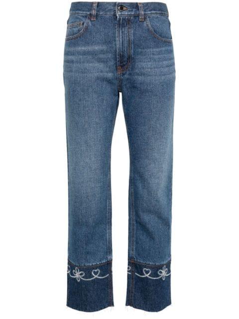 Masaya mid-rise cropped jeans by CHLOE