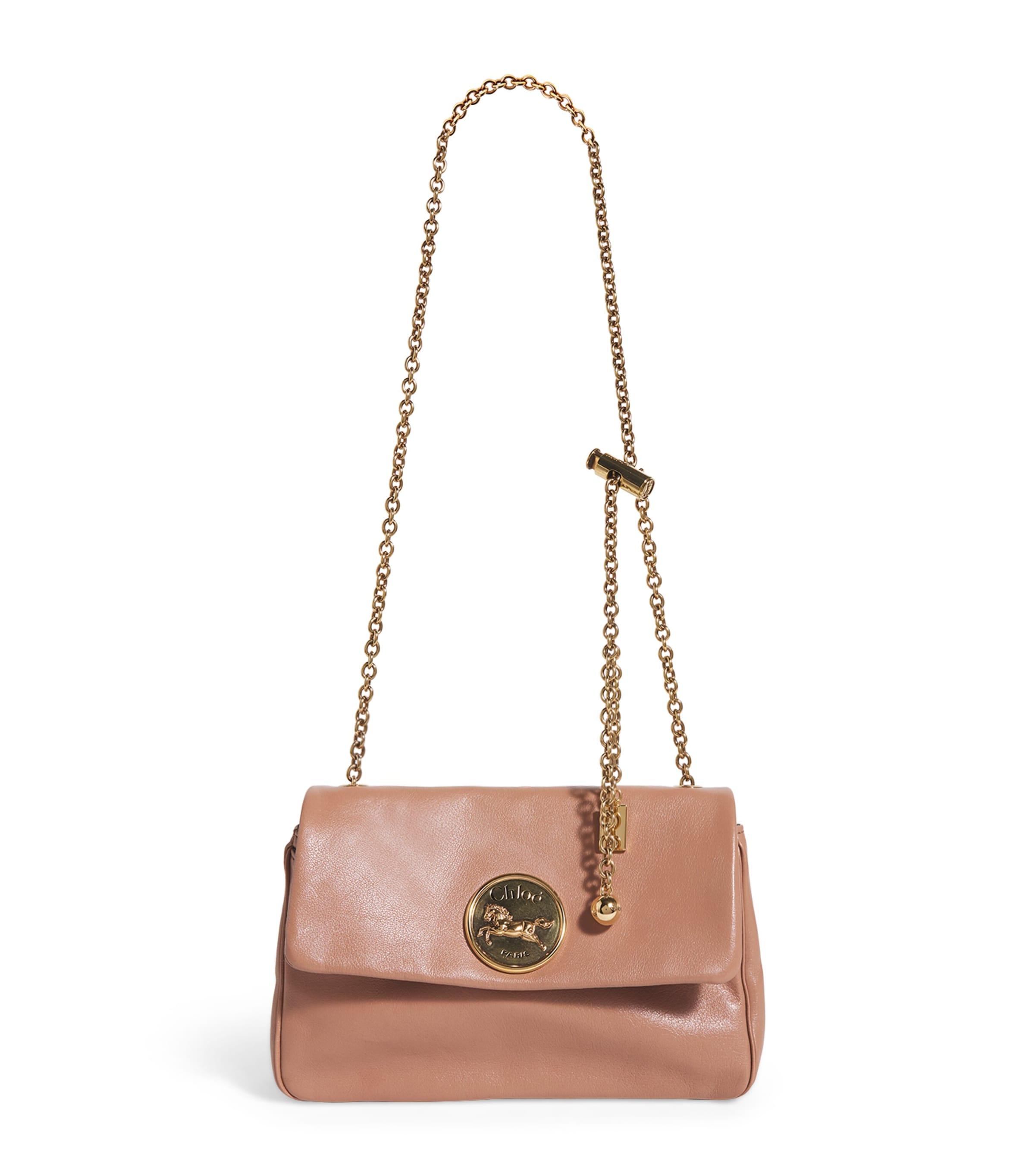 Medium Leather Heritage Shoulder Bag by CHLOE