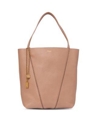 Medium Spin Tote in Leather by CHLOE