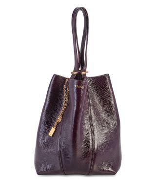 Medium Spin Tote in Leather by CHLOE