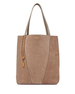 Medium Spin Tote in Suede by CHLOE