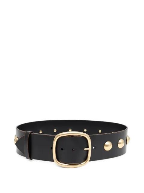 Midnight studded buckle belt by CHLOE