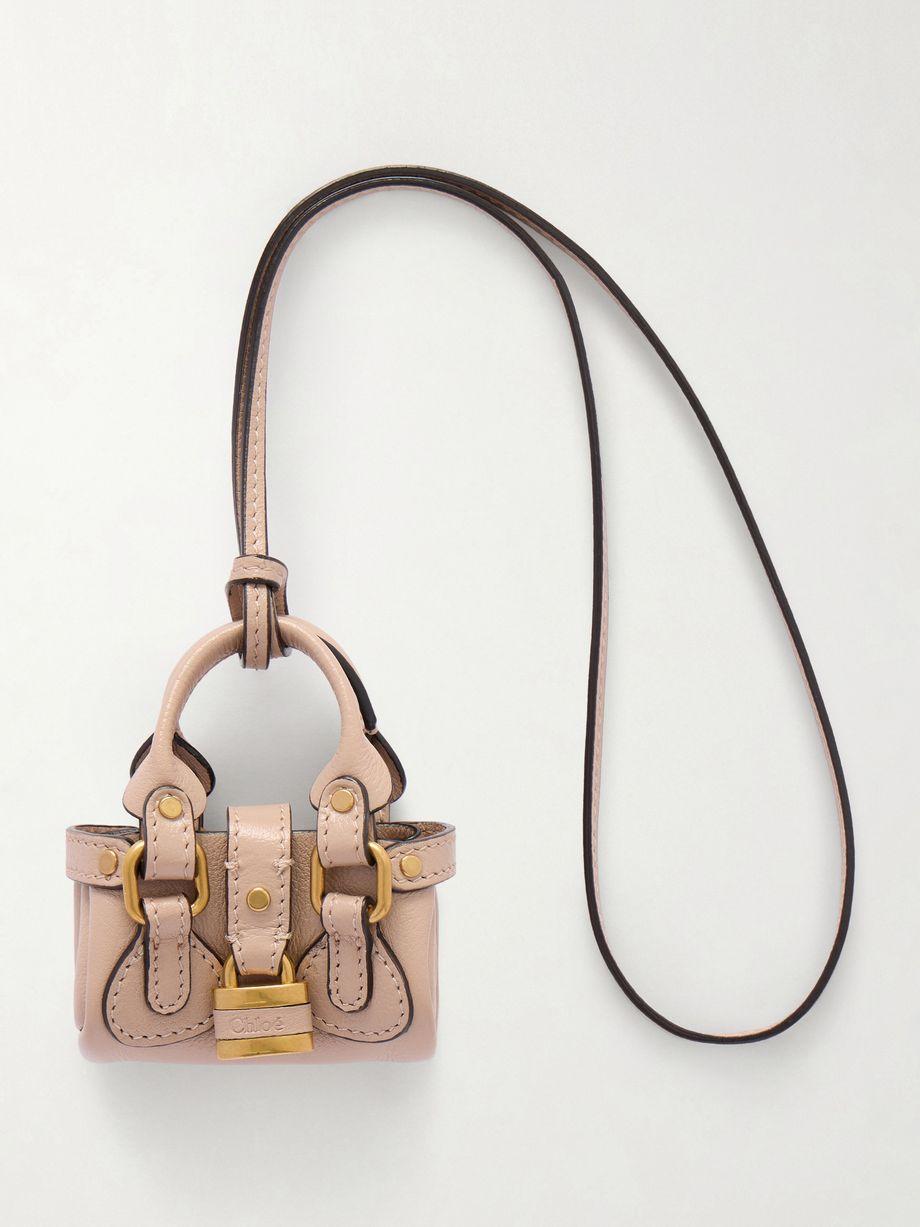 Mini Paddington leather keychain by CHLOE