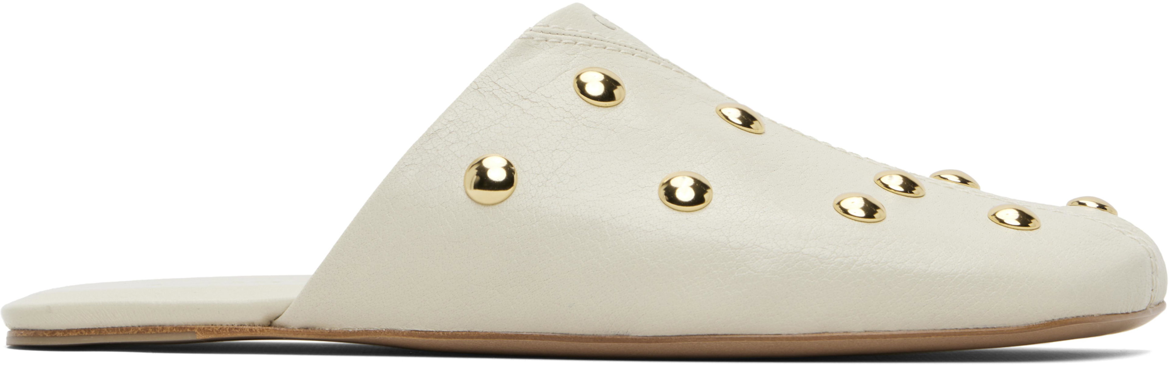 Off-White Rita Mule Flats by CHLOE