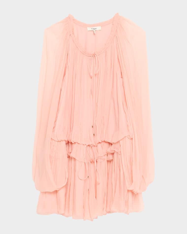 Organic Silk Crepe De Chine Top by CHLOE