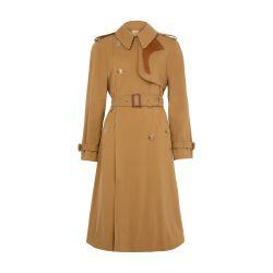 Organic cotton gabardine trenchcoat by CHLOE