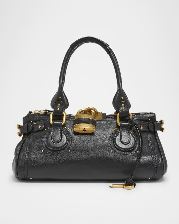 Paddington Padlock Shoulder Bag in Leather by CHLOE
