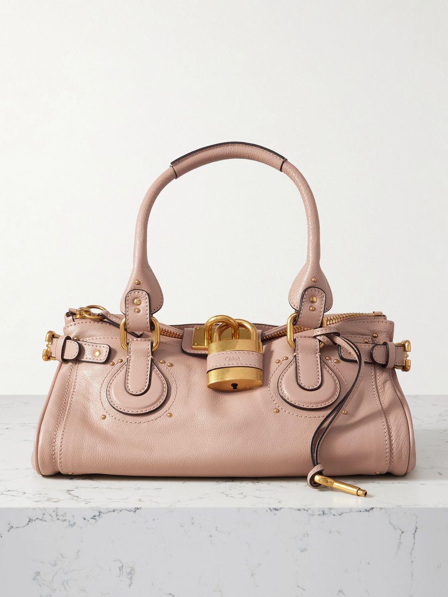 Paddington embellished leather tote by CHLOE