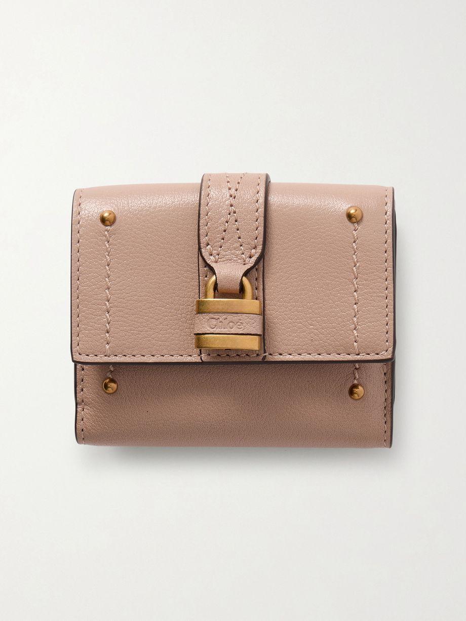 Paddington embellished textured-leather cardholder by CHLOE