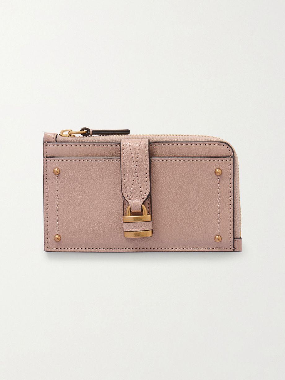 Paddington embellished textured-leather cardholder by CHLOE