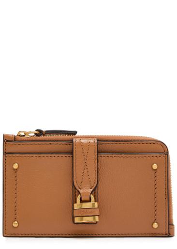 Paddington grained leather wallet by CHLOE