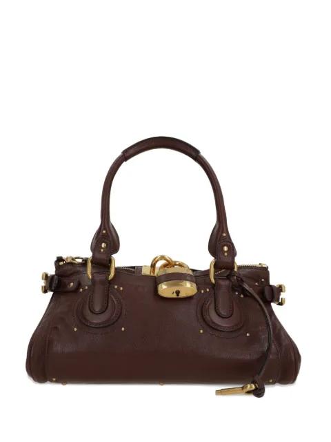 Paddington padlock-detail handbag by CHLOE