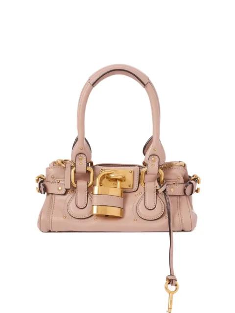 Paddington padlock studded tote bag by CHLOE