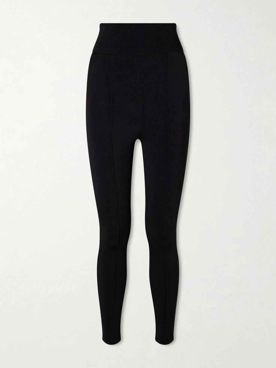Paneled stretch-knit leggings by CHLOE
