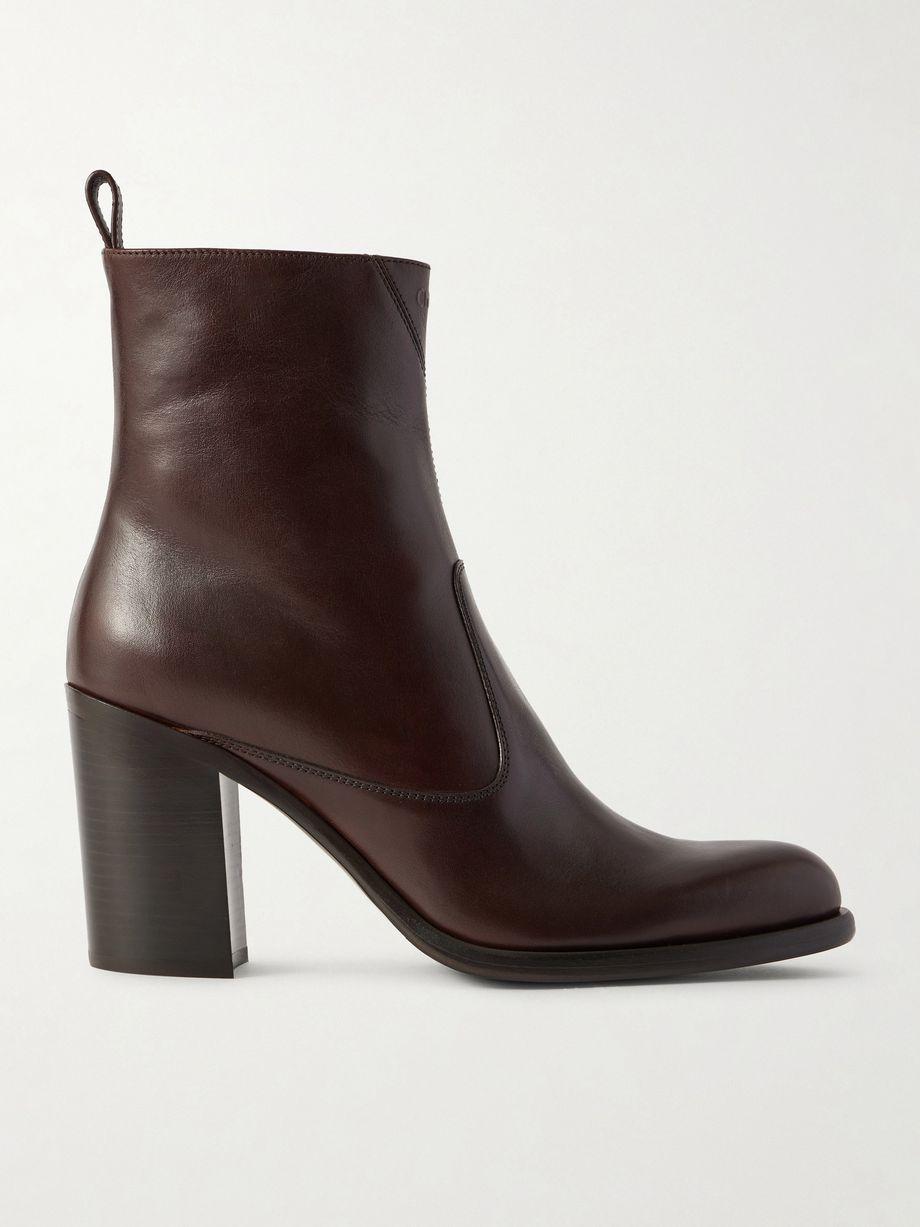 Phoenix leather ankle boots by CHLOE