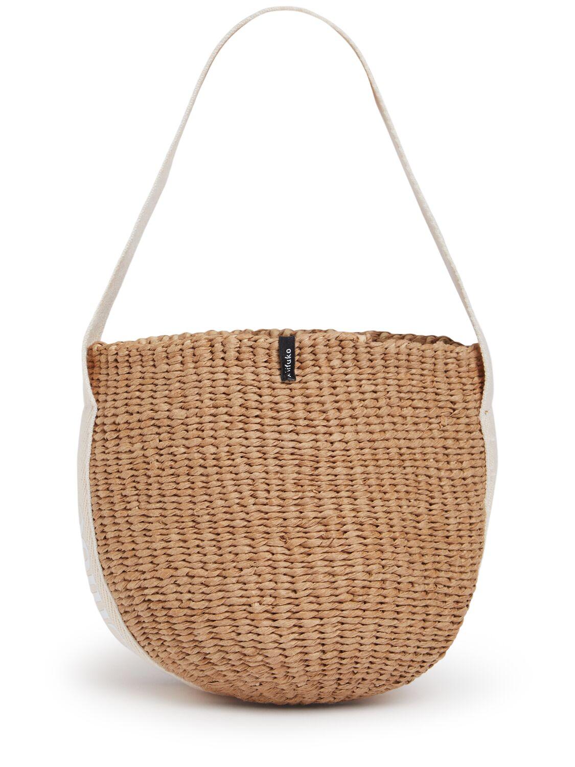 Raffia Effect Bag W/logo by CHLOE